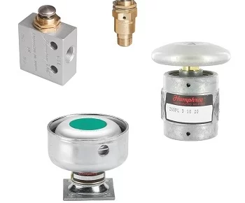 Push Operated Valve Features